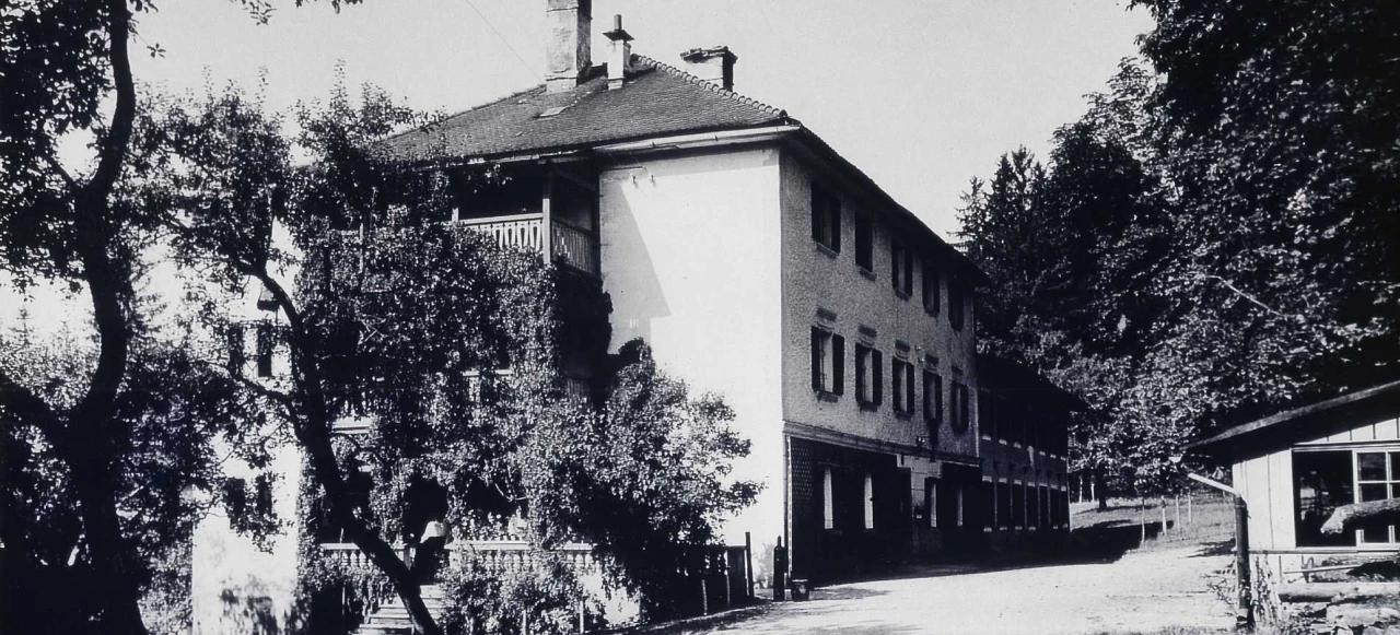 1958 Kurhaus vor dem Aufbau - Klinik Prof. Schedel